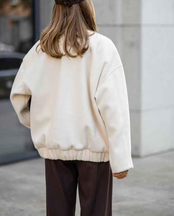 26 Бомбер кашеміровий на кнопках